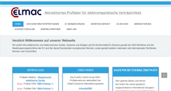 Desktop Screenshot of elmac.de